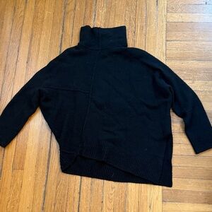 All Saints Black Turtleneck Sweater